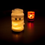 Windlicht „Mumie“ zu Halloween