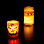 Decopatch Windlicht „Kürbis“ zu Halloween