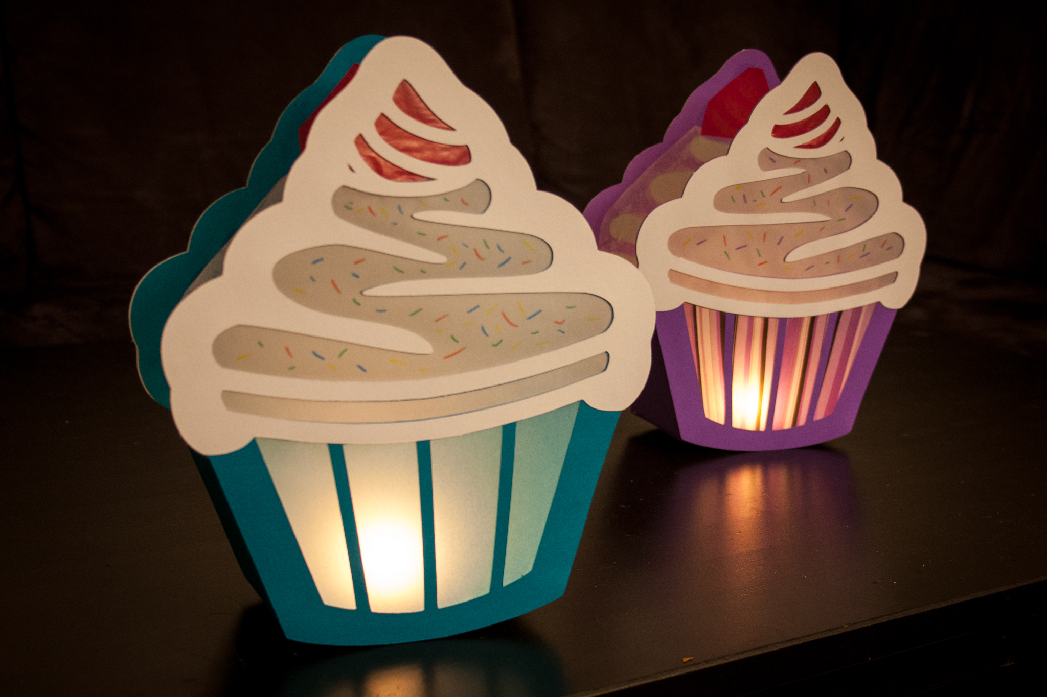 Bastelvorlage „Cupcake"-Laterne zu St. Martin | Unser ...