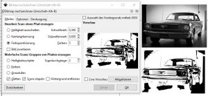 Bild in eine Plotterdatei umwandeln - Vorschau Bitmap-nachgezeichnet