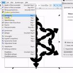 Inscape Plotterdatei erstellen - Schneeflocke - Objekt rotieren