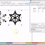 Inscape Plotterdatei erstellen - Schneeflocke - Objekt rotieren