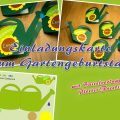 Einladungskarte Kindergeburtstag - Gartenparty