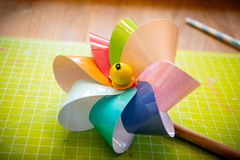 Verwunderlich Windrad Selbst Basteln Bilder
